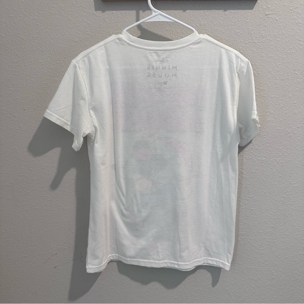 Disney Minnie Mouse White and Pink Tee - Picture 3 of 3